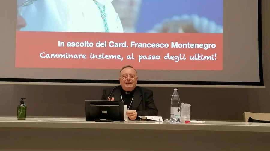 Il cardinale Francesco Montenegro all'assemblea delle Caritas parrocchiali