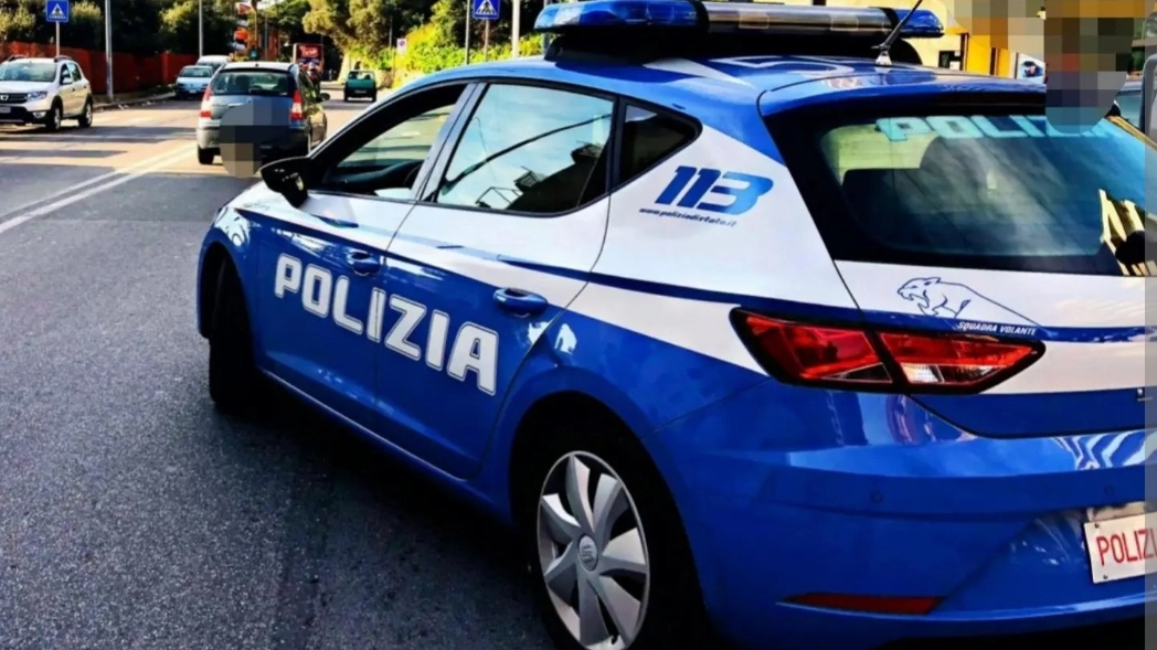 Sul posto la polizia 