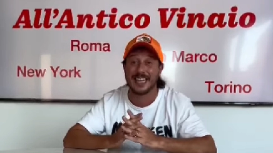 Tommaso Mazzanti, titolare dell'Antico Vinaio (Foto dal profilo Instagram)