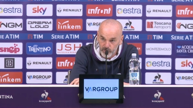 Stefano Pioli in conferenza stampa prima di Fiorentina-Sampdoria
