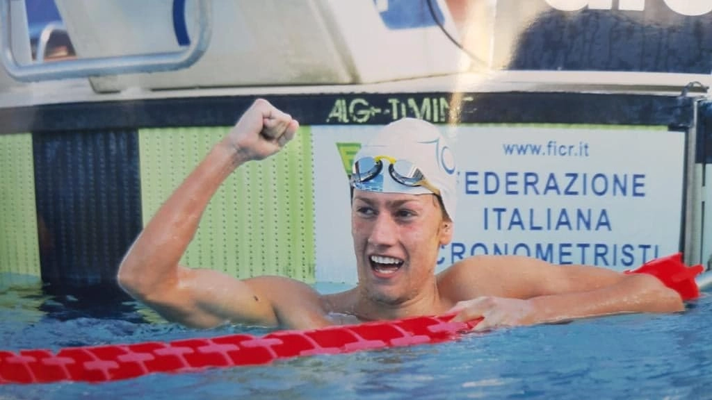 Andrea Vannucchi, campione italiano "ragazzi" nei 200 rana
