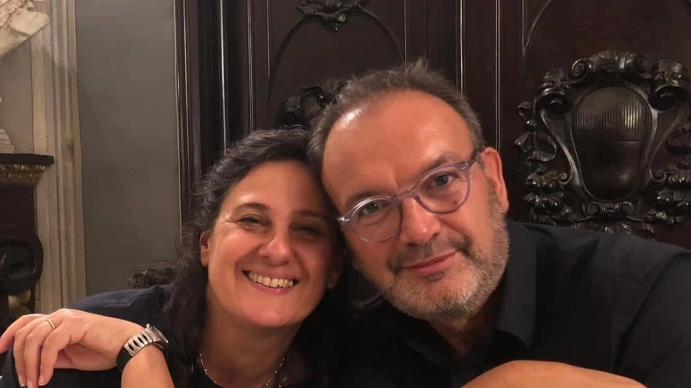 Rodolfo Betti in un momento felice con la moglie Liuba