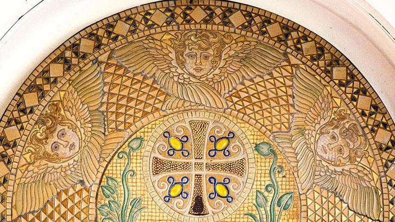 Le lunette della Manifattura Chini esposte a Borgo San Lorenzo Le lunette della Manifattura Chini esposte a Borgo San Lorenzo