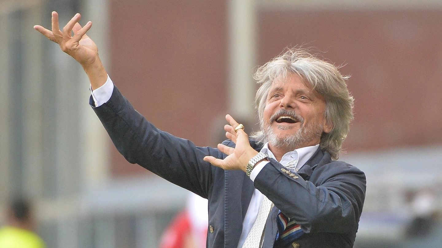Massimo Ferrero, pirotecnico presidente della Sampdoria