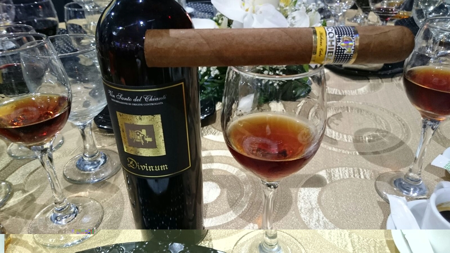 Vinsanto Divinum abbinato al Cohiba nell'edizione 2016 del Festival Habanos 