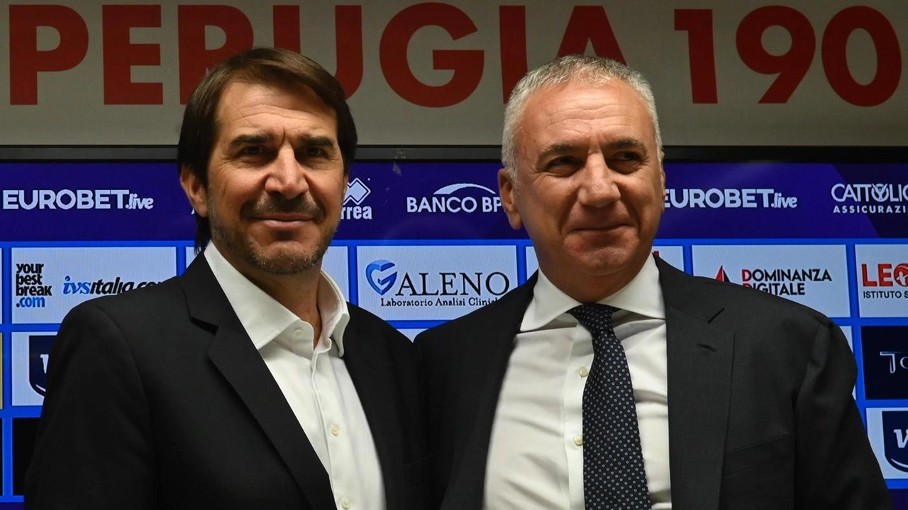 Il presidente Faroni e il diesse Meluso Il presidente Faroni e il diesse Meluso