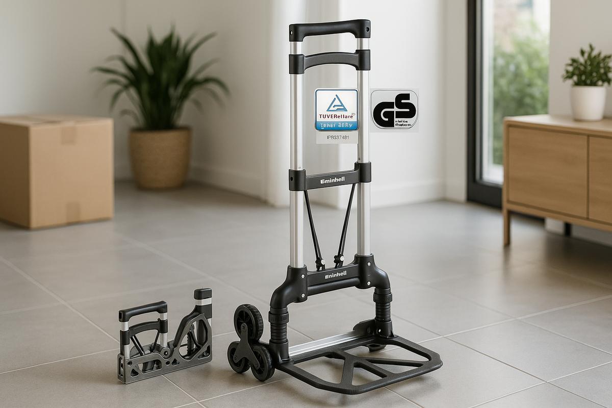 con questo carrello pieghevole in offerta puoi fare anche le scale