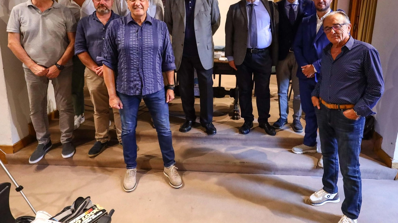 Alcuni dei relatori del convegno pubblico sulla sicurezza urbana. che si è svolto in palazzo pretorio