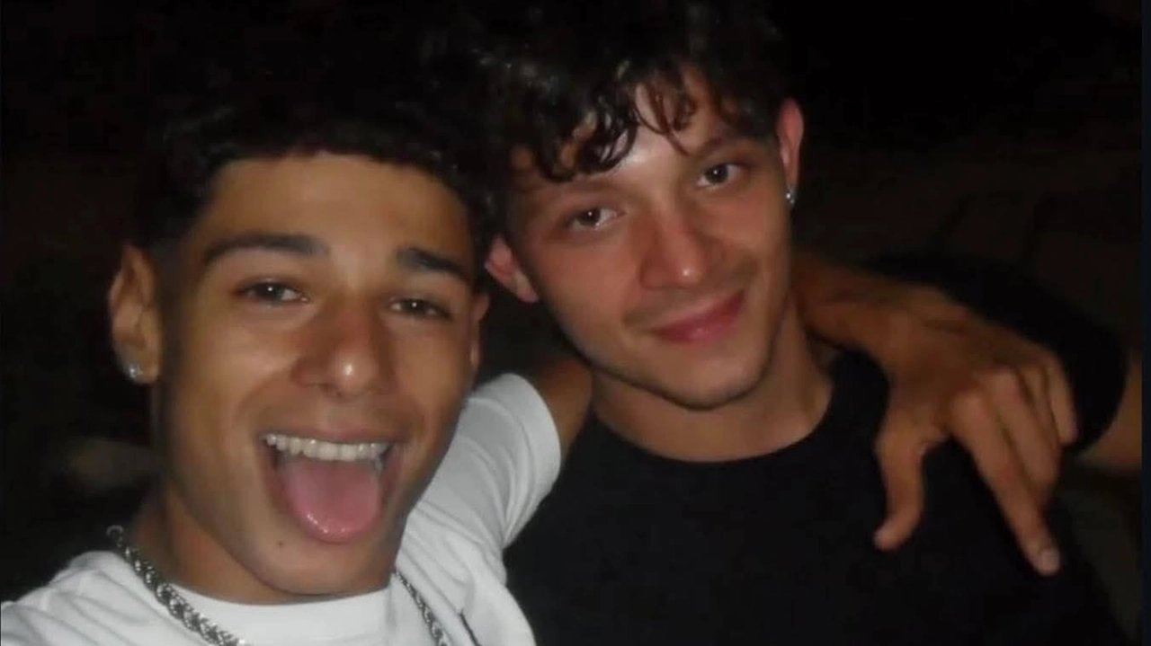 Anthony Mantia (a destra) con Aimen Labidi anche lui coinvolto nell’incidente