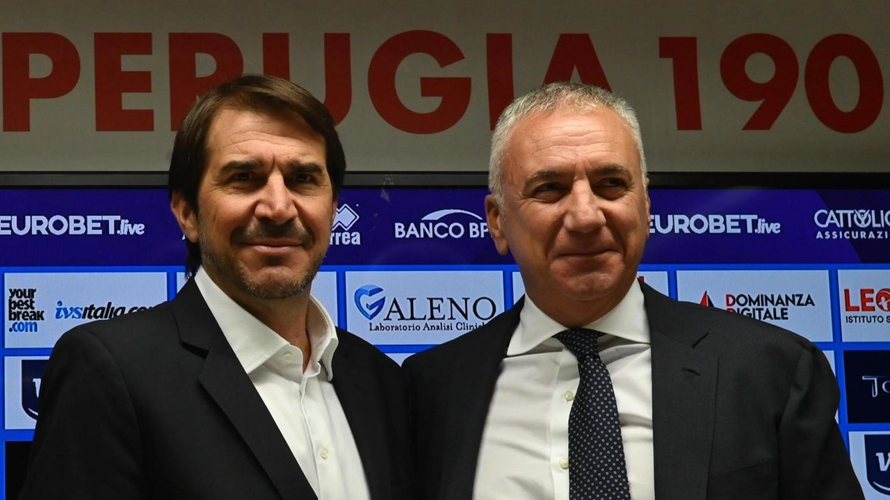 Il presidente Faroni e il diesse Meluso Il presidente Faroni e il diesse Meluso