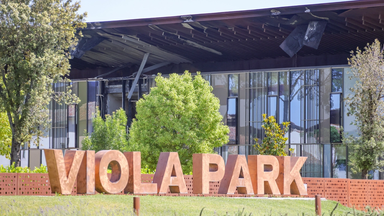 Viola Park, i danni dopo l'incendio (Foto Germogli)