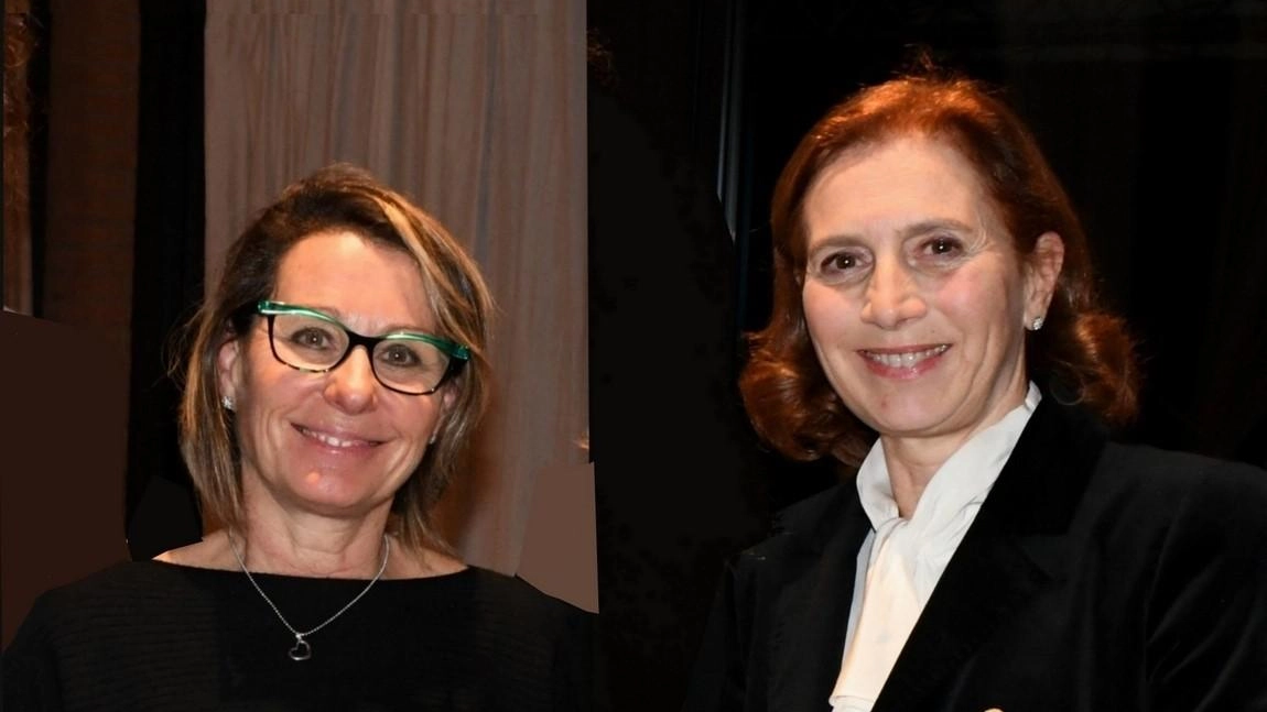 Da sinistra Francesca Rulli. e Beatrice Grassi Da sinistra Francesca Rulli. e Beatrice Grassi
