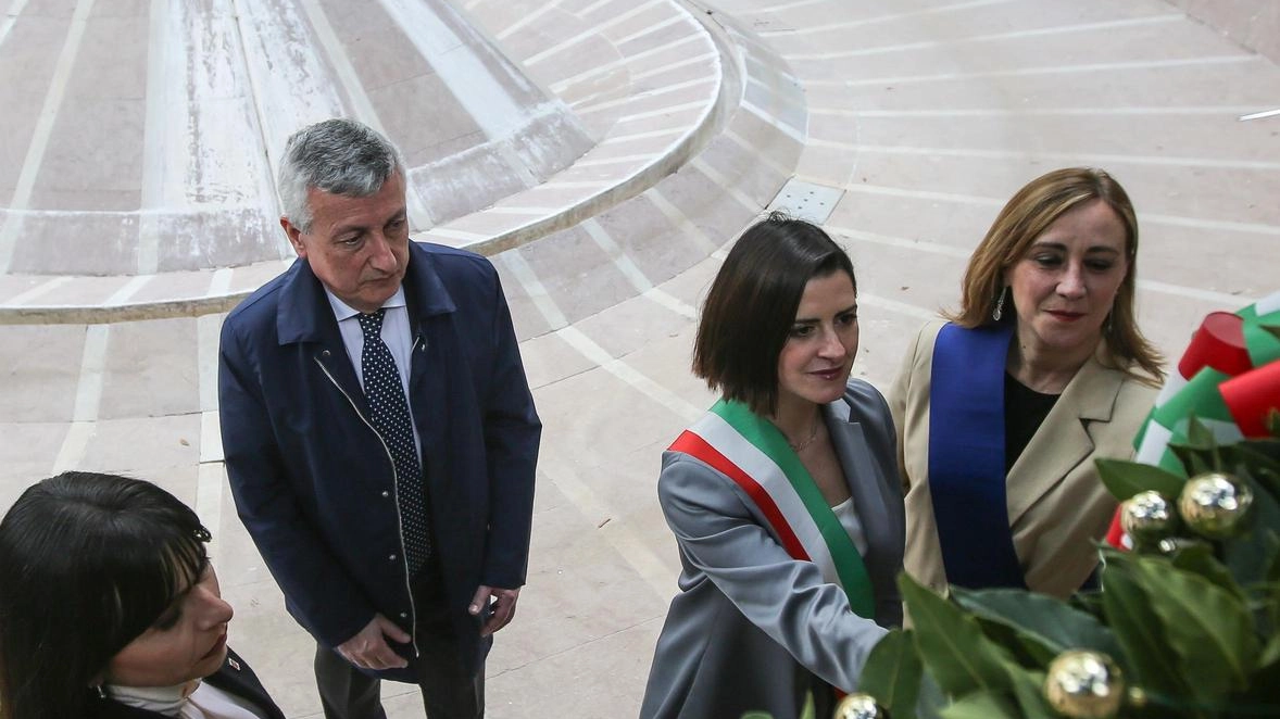La presidente della Regione, Stefania Proietti, e la sindaca Vittoria Ferdinandi