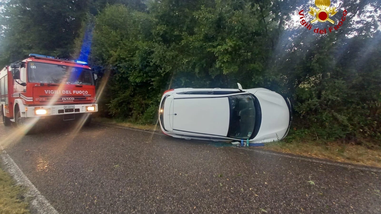 L'incidente avvenuto nei pressi di Sorano