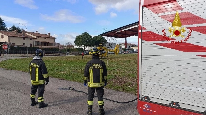 Vigili del fuoco intervenuti sul posto Vigili del fuoco intervenuti sul posto