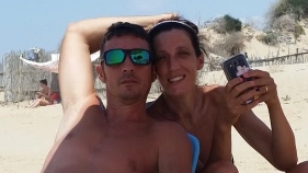 Marianna e Massimiliano in un momento felice insieme Marianna e Massimiliano in un momento felice insieme