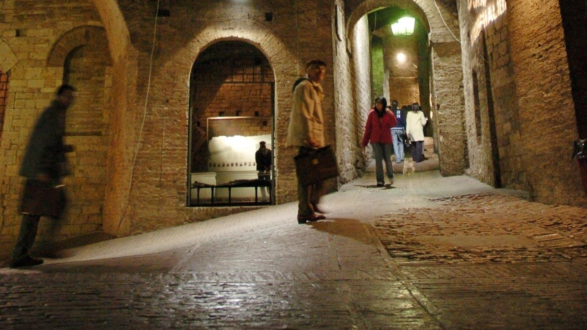 L’interno della Rocca Paolina L’antica fortezza è un simbolo della presenza papale a Perugia L’interno della Rocca Paolina L’antica fortezza è un simbolo della presenza papale a Perugia