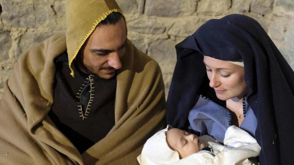 La Natività del Presepe vivente del Piagnaro (. foto di Massimo Pasquali La Natività del Presepe vivente del Piagnaro (. foto di Massimo Pasquali