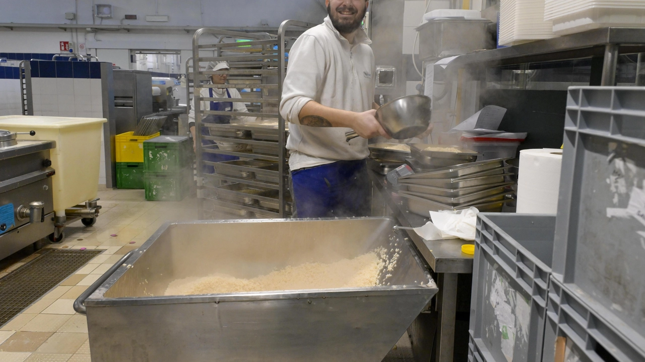Nelle cucine di Siaf (foto Germogli) Nelle cucine di Siaf (foto Germogli)