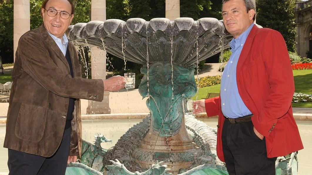 Pippo Baudo con Oliviero Beha al Tettuccio e in altri momenti montecatinesi