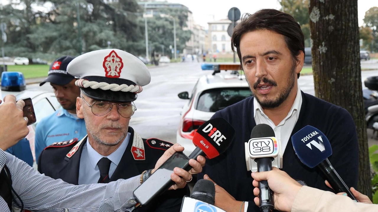 L’assessore Andrea Giorgio con il comandante della municipale, Francesco Passaretti L’assessore Andrea Giorgio con il comandante della municipale, Francesco Passaretti