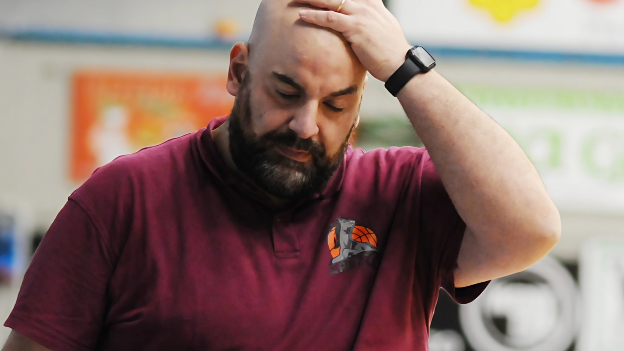 L’allenatore della Sba Arezzo Fioravanti L’allenatore della Sba Arezzo Fioravanti