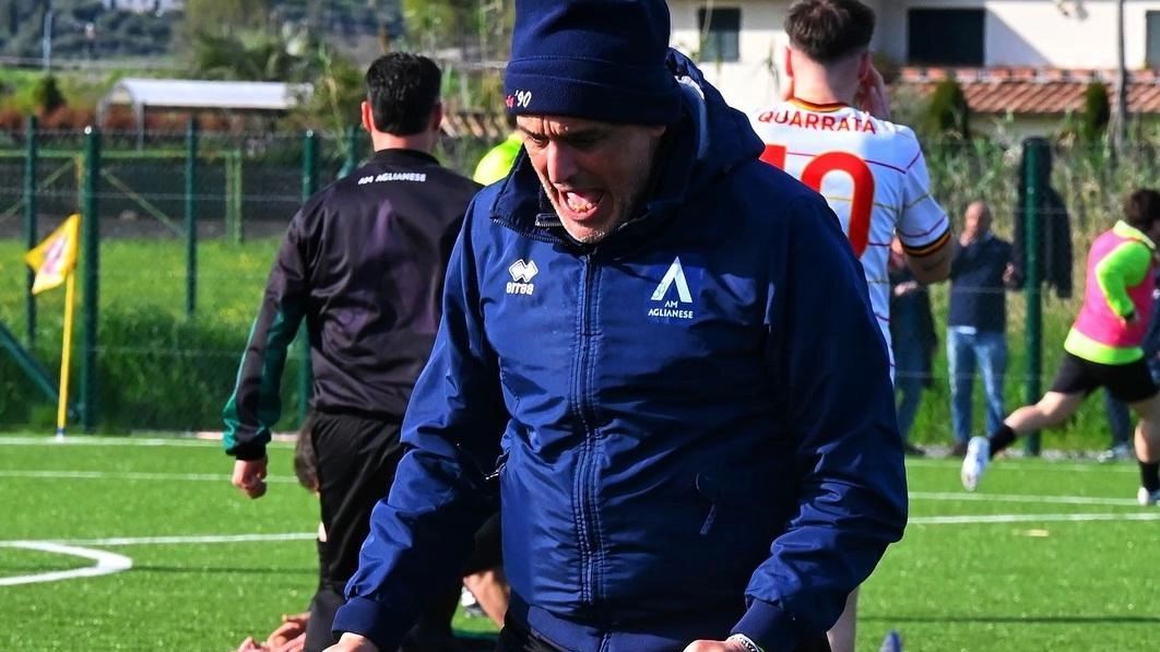 Mirco Matteoni, allenatore della AM Aglianese Mirco Matteoni, allenatore della AM Aglianese