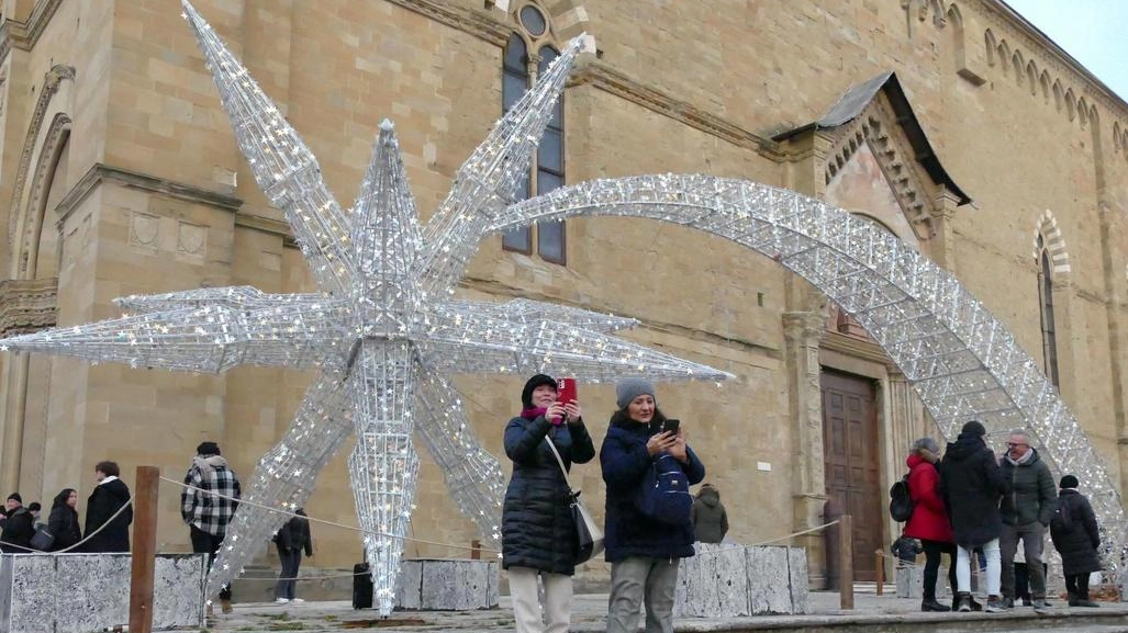 Facce sorridenti, nonostante il maltempo di ieri, alla Città del Natale
