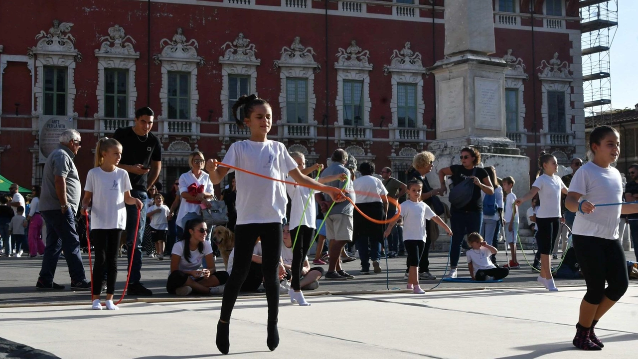 La passata manifestazione in centro città con le associazioni sportive La passata manifestazione in centro città con le associazioni sportive