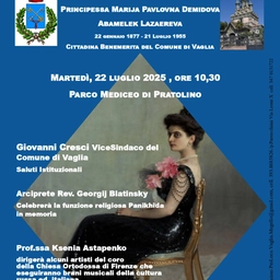 Marija Demidova, una memoria nel Parco di Pratolino