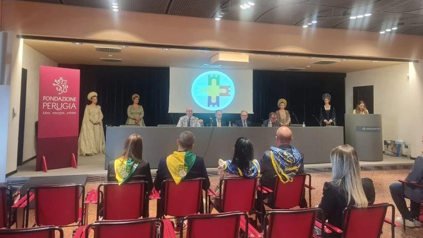 La presentazione della manifestazione a Palazzo Graziani, a Perugia La presentazione della manifestazione a Palazzo Graziani, a Perugia