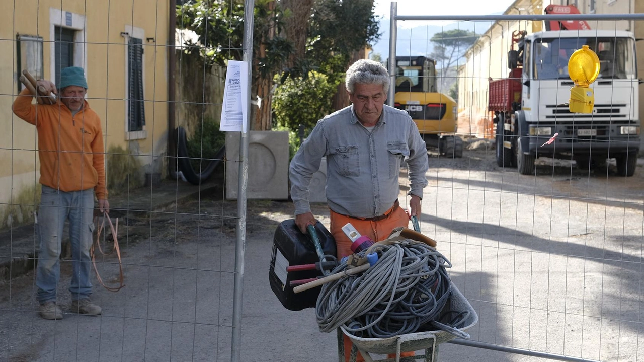 Riprendono i lavori nel borgo