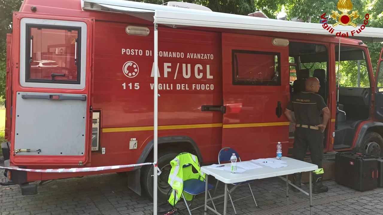L'intervento dei vigili del fuoco L'intervento dei vigili del fuoco