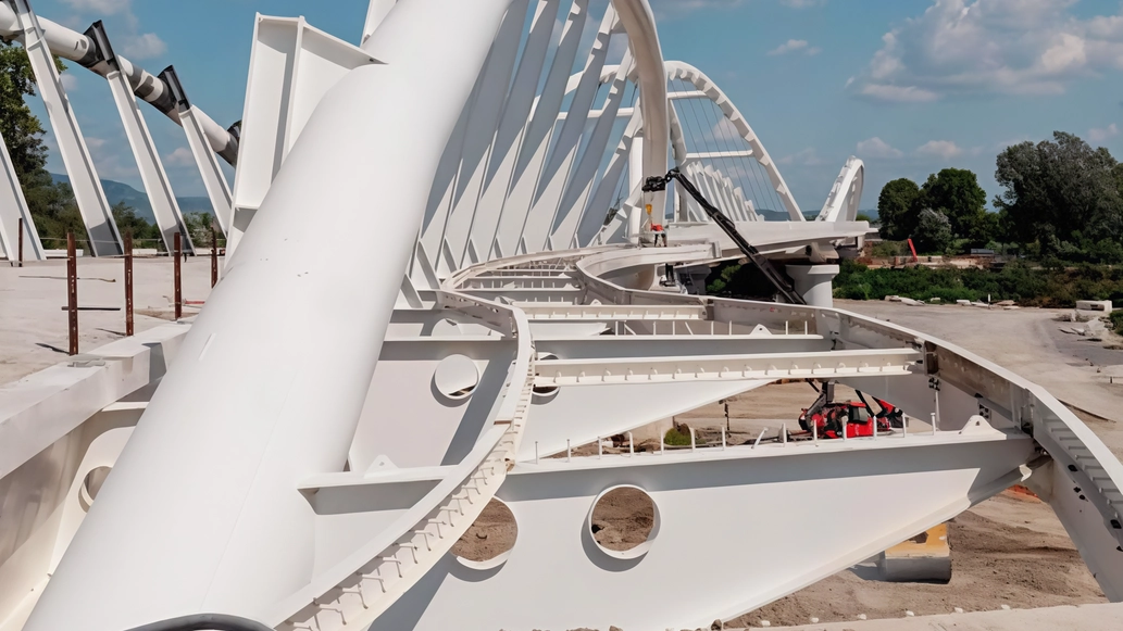 Le ultime immagini del nuovo ponte sul Serchio