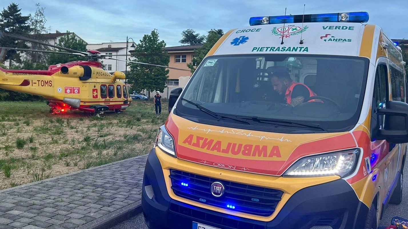 L’ambulanza della Croce Verde