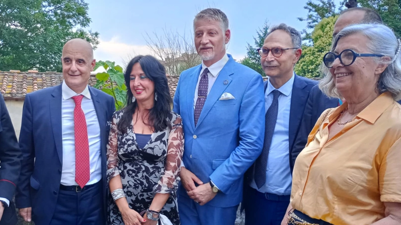 Il ministro Giuli all'Ambrogiana Il ministro Giuli all'Ambrogiana