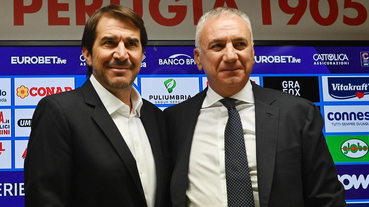 Il presidente. Faroni e il diesse Meluso Il presidente. Faroni e il diesse Meluso