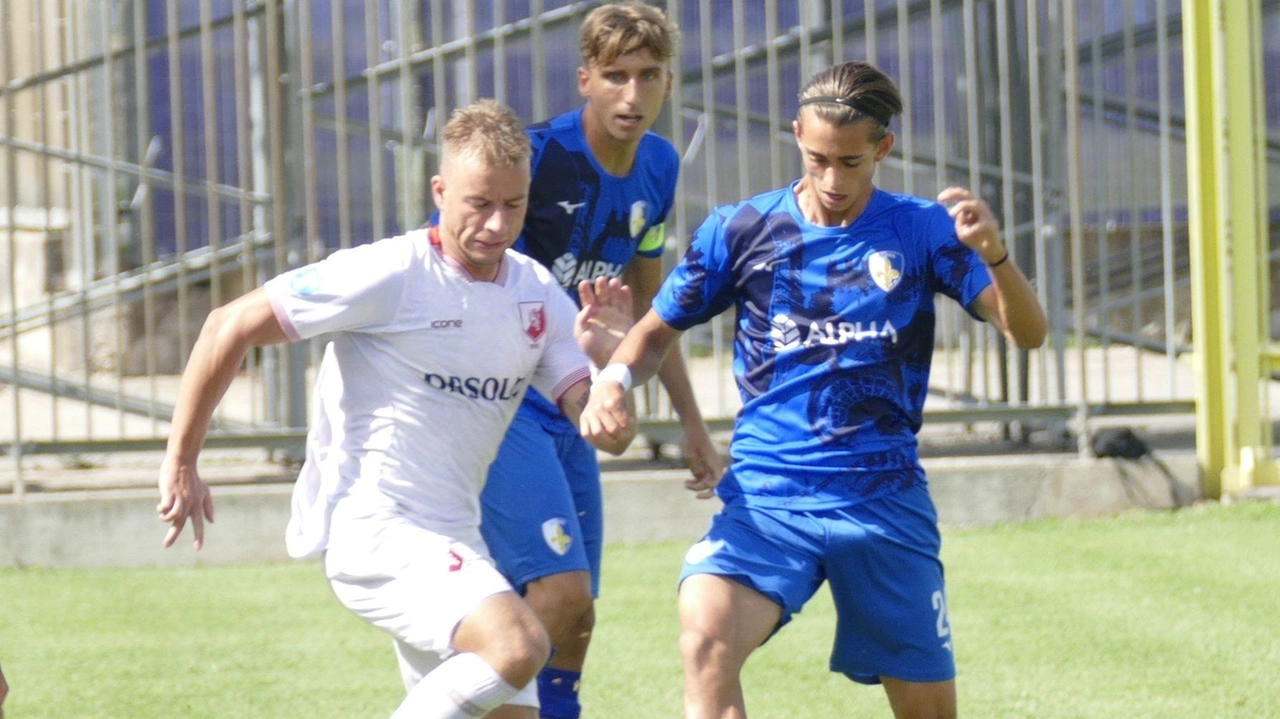 Un momento del match tra Prato e Orvietana (foto Attalmi)