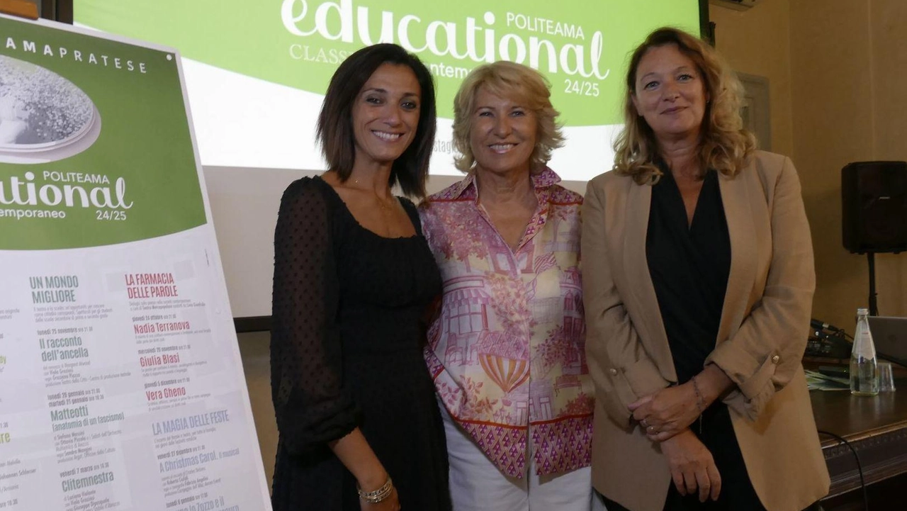Da sinistra, Cristina Manetti, Beatrice Magnolfi e la sindaca Ilaria Bugetti Da sinistra, Cristina Manetti, Beatrice Magnolfi e la sindaca Ilaria Bugetti