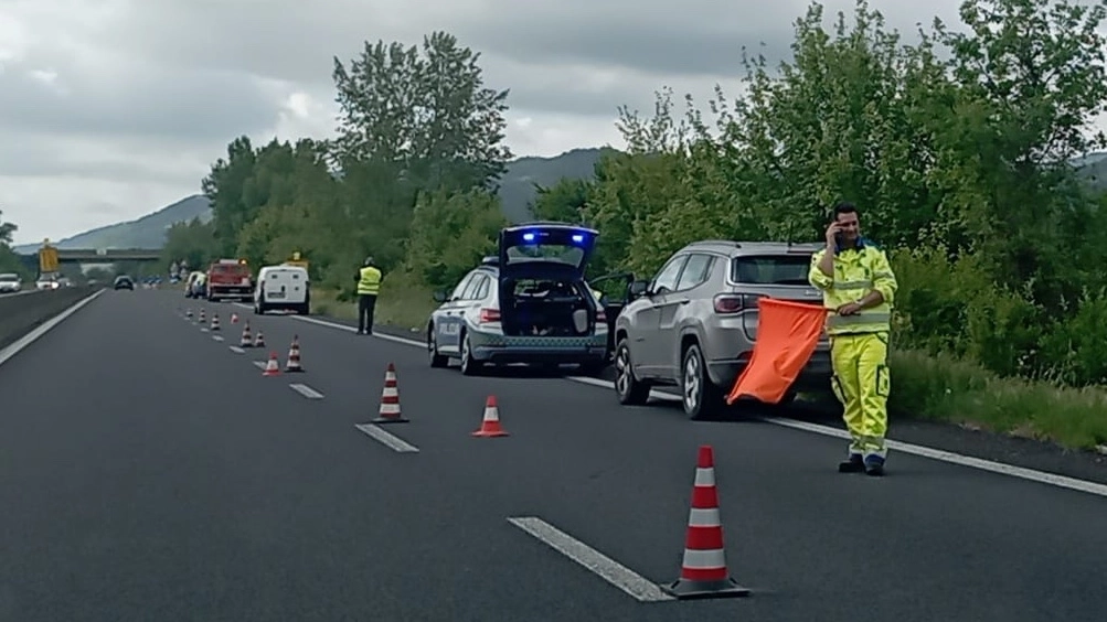 L’incidente è avvenuto lungo la E45, poco prima dell’uscita di Umbertide