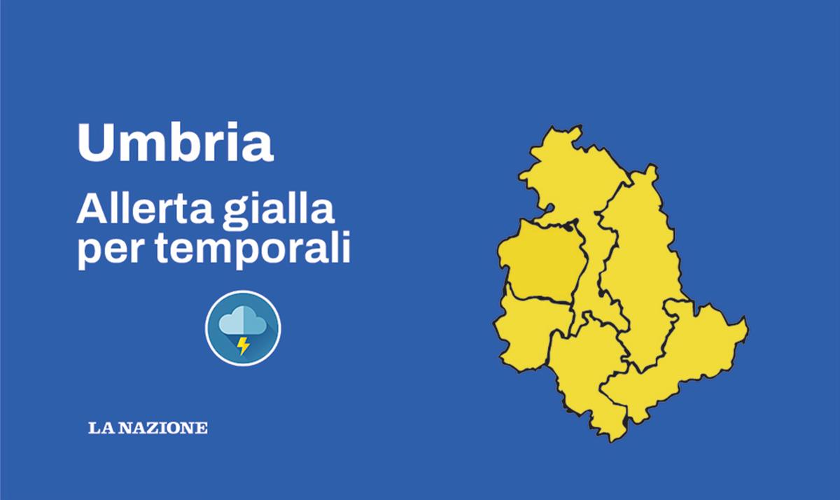 allerta gialla per temporali in umbria ecco dove e quando