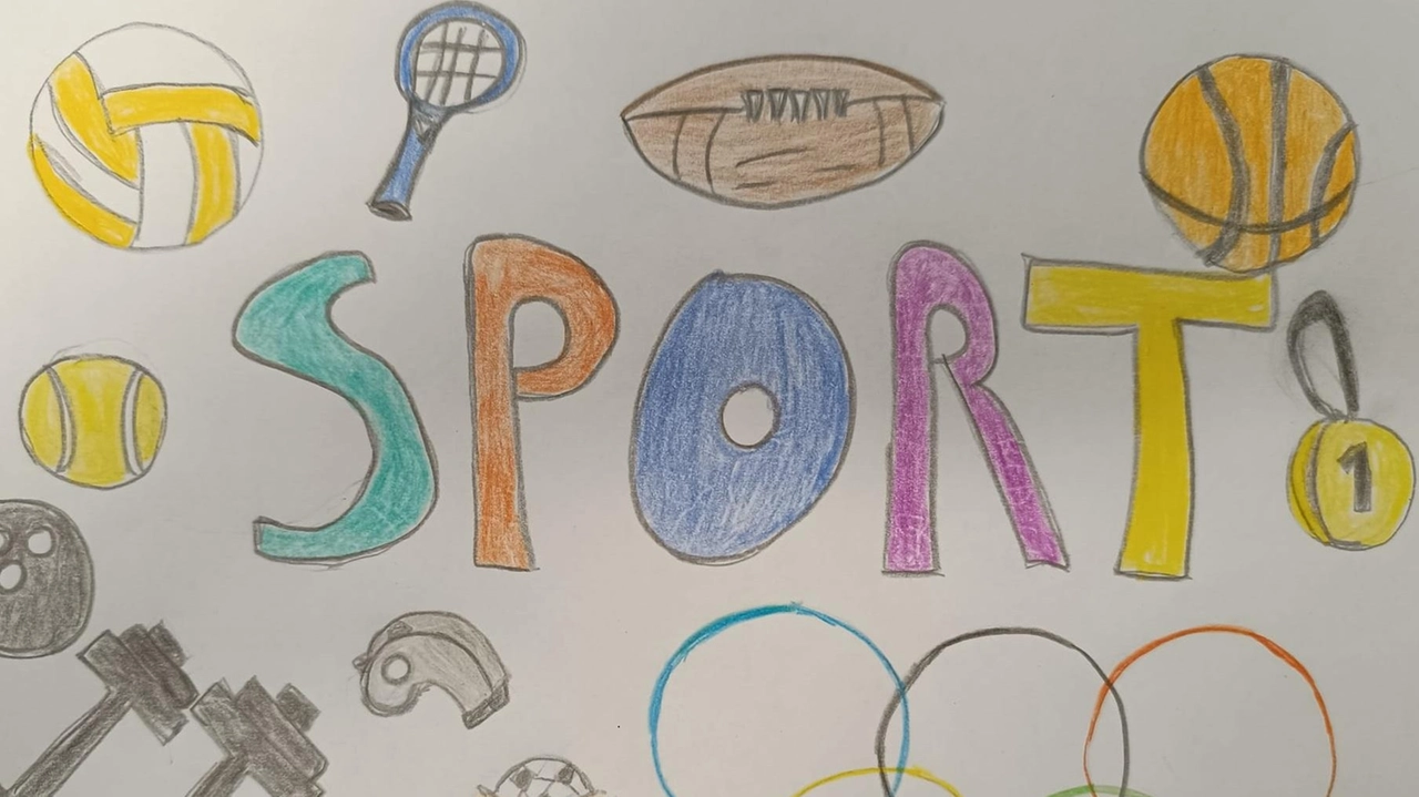 I valori dello sport raffigurati nel disegno degli alunni della 1 A I valori dello sport raffigurati nel disegno degli alunni della 1 A