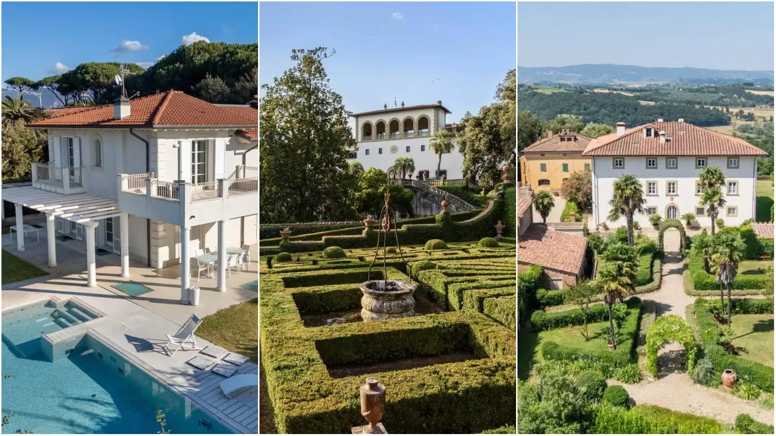 Viste mozzafiato, giardini incantati, aeroporti privati: ecco le 5 dimore al top della Toscana (e quanto costano) Viste mozzafiato, giardini incantati, aeroporti privati: ecco le 5 dimore al top della Toscana (e quanto costano)