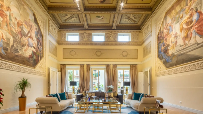 L'interno della villa L'interno della villa