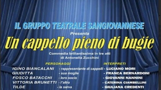 La locandina dello spettacolo gruppo Sangiovannese La locandina dello spettacolo gruppo Sangiovannese