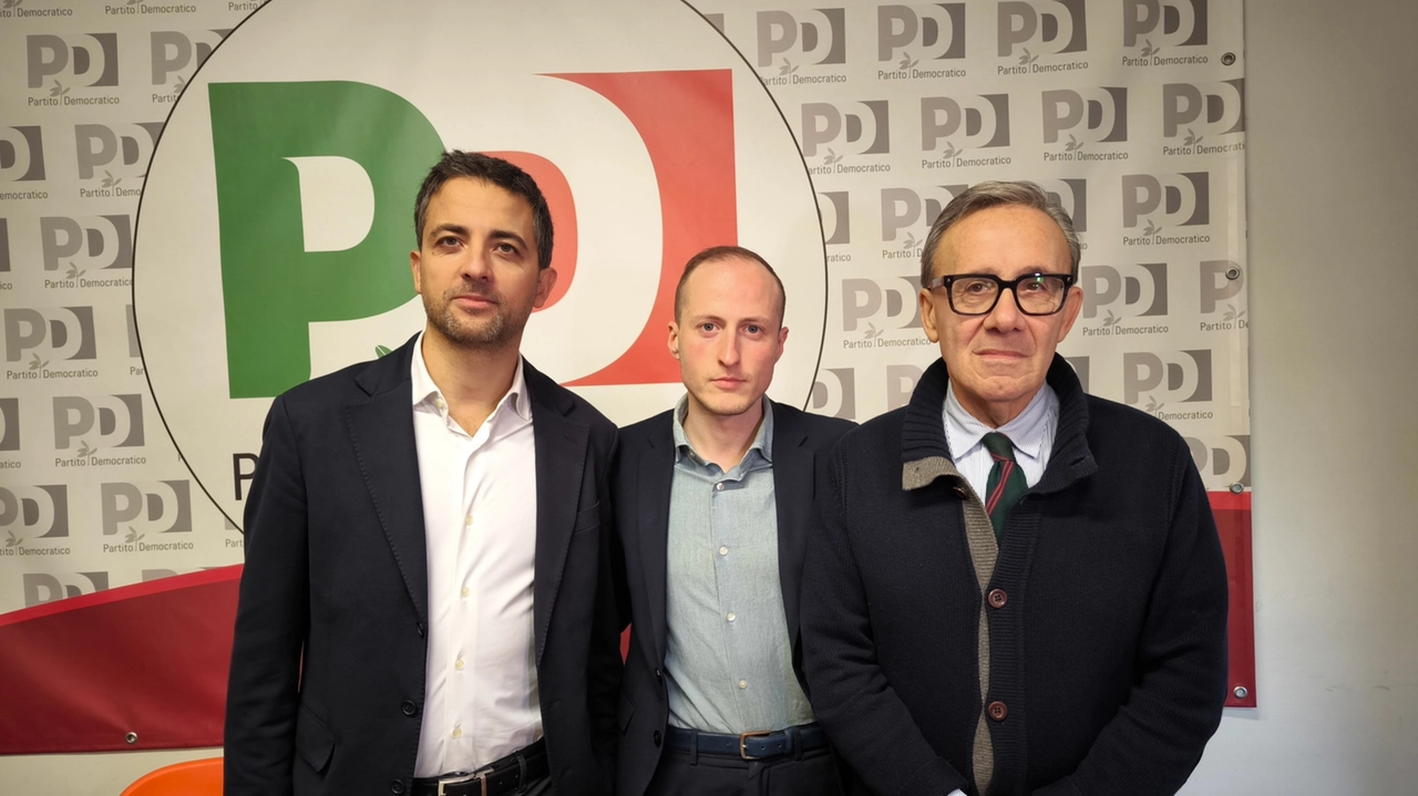 Il senatore Walter Verini con Marco Furfaro e Marco Biagioni Il senatore Walter Verini con Marco Furfaro e Marco Biagioni