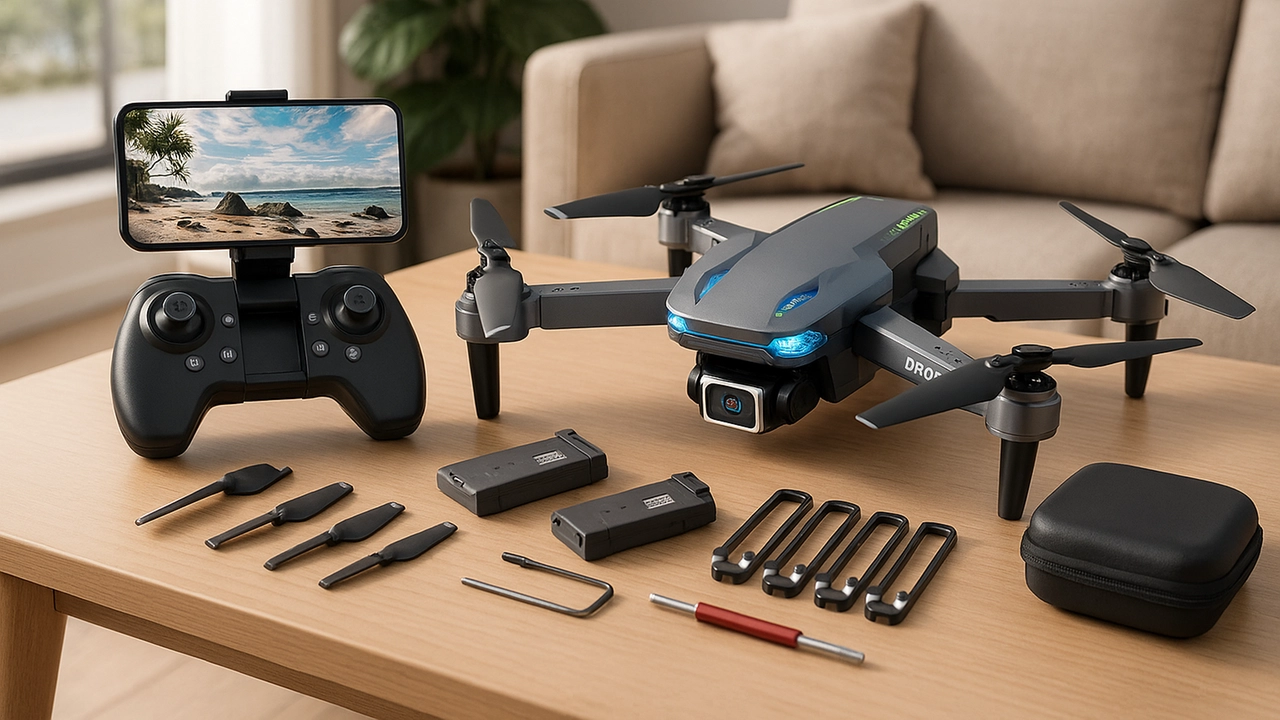 Drone con telecamera 1080P Wipkviey T28