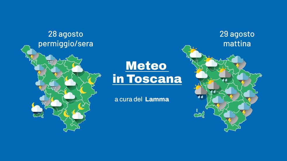dove piover224 in toscana previsioni meteo verso due giorni di temporali