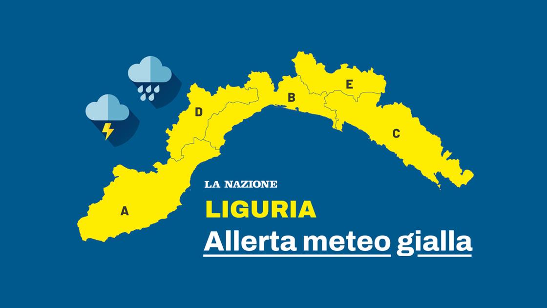 Allerta meteo in Liguria, codice giallo anche sullo Spezzino Allerta meteo in Liguria, codice giallo anche sullo Spezzino