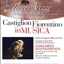 Castiglion Fiorentino in Musica: il Duo Pianistico Koltun & Wang al Chiostro di San Francesco